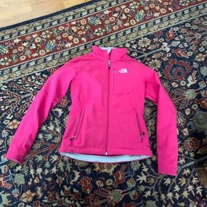 XS pink north face jacket